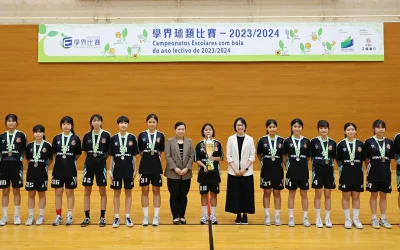 女子手球隊學界場上以第二名成績完成賽事
