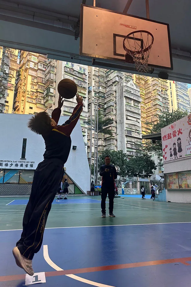 高小定點投籃比賽圓滿落幕，展現學生運動精神