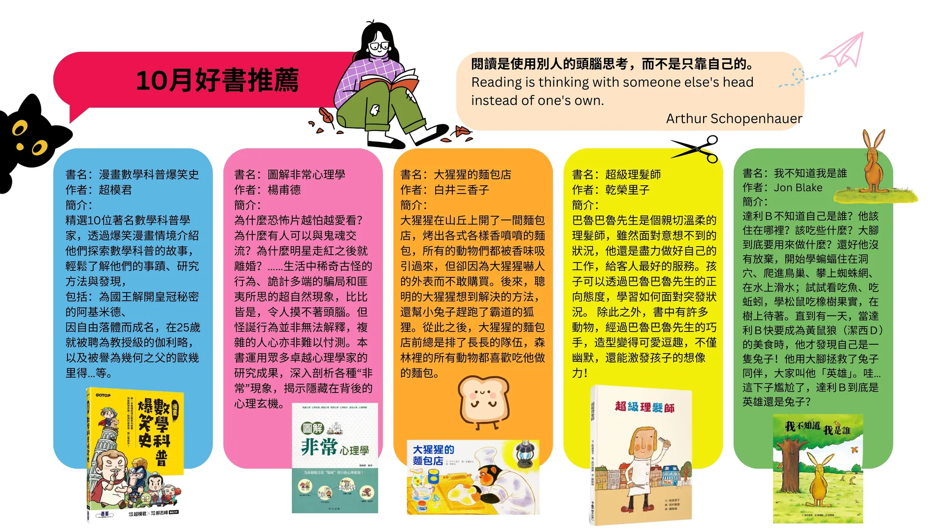 十月好書推薦