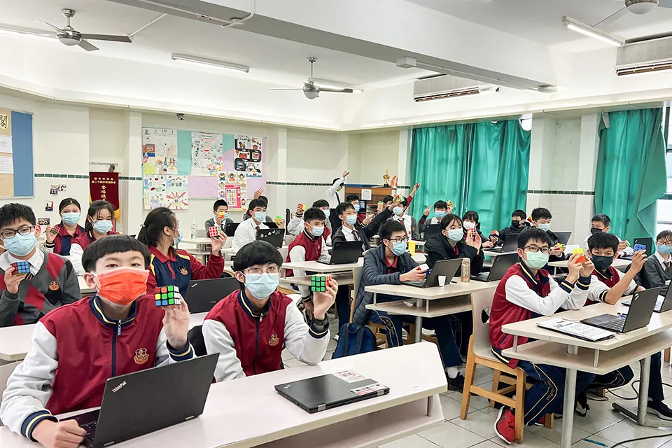 21-22數學科活動(三階魔方比賽)