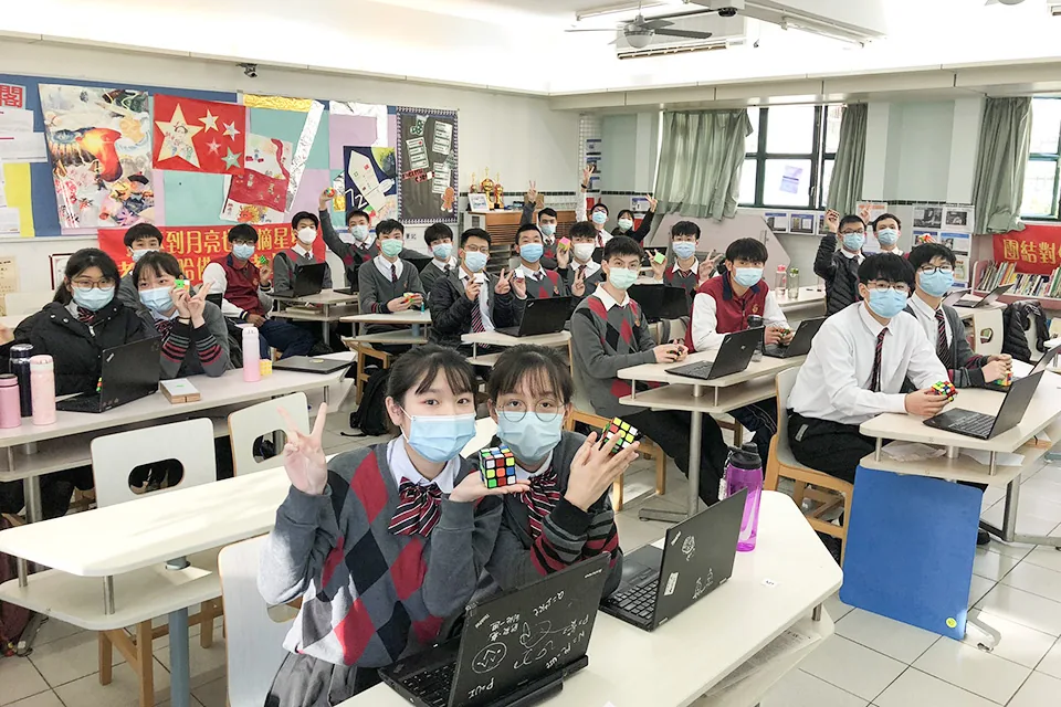 21-22數學科活動(三階魔方比賽)