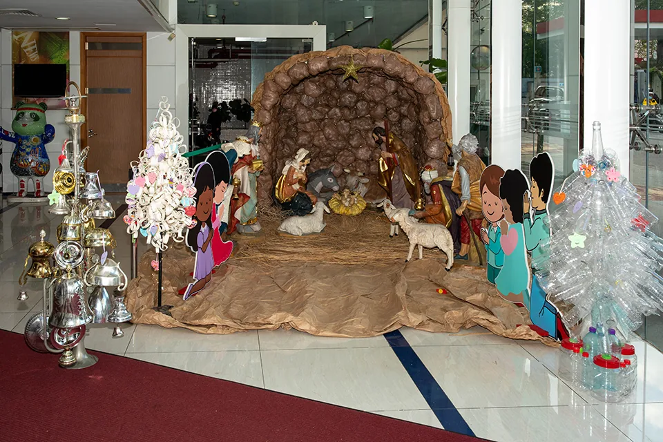 馬槽美妙的景像