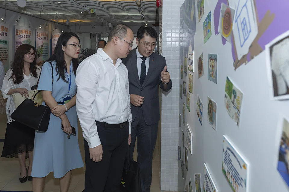 海南教育代表團到校訪問交流