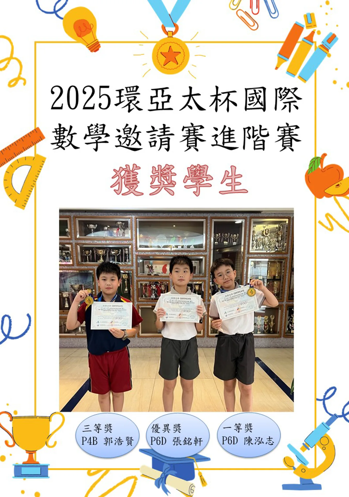 2025環亞太杯國際數學邀請賽進階賽