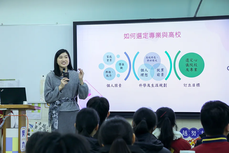 中學校園分享會