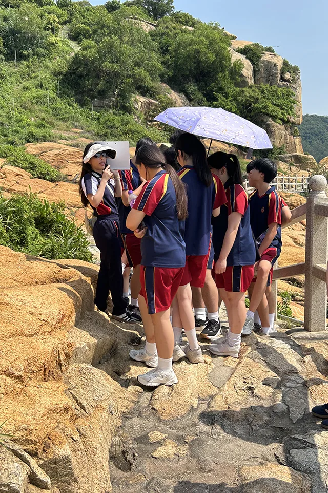 24-25年度高一文組同學參加黑沙龍爪角地質考察活動