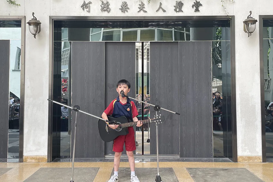 學生校園街頭表演
