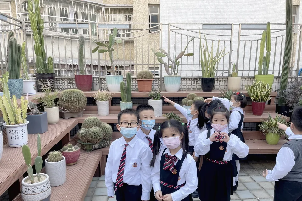 K3參觀學校天台花園