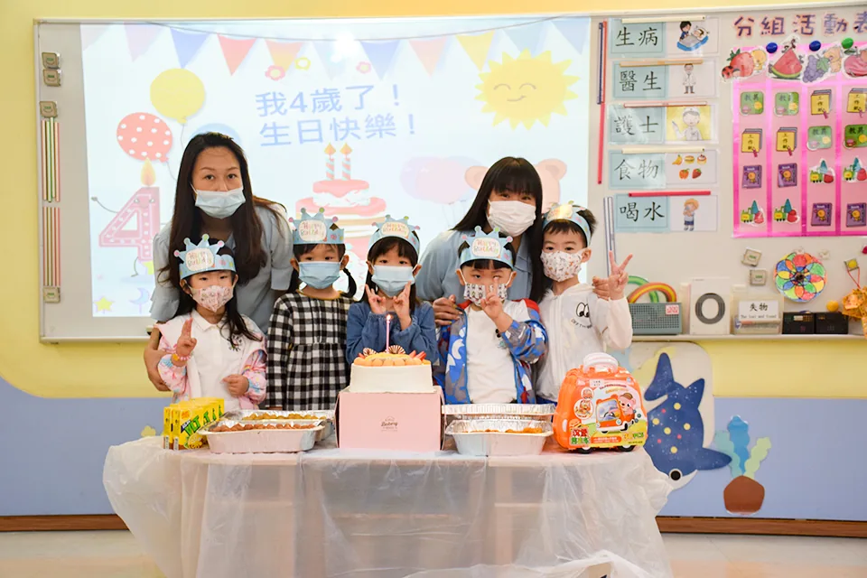 幼稚園3-4月生日會