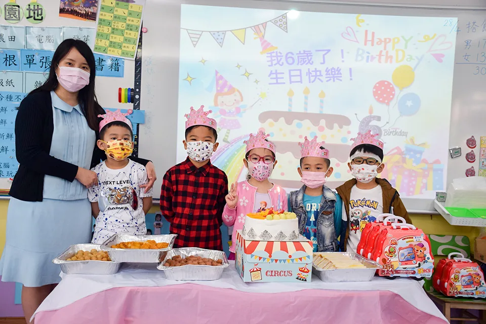 幼稚園3-4月生日會