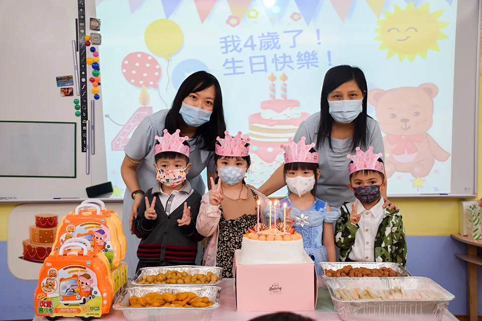 幼稚園3-4月生日會