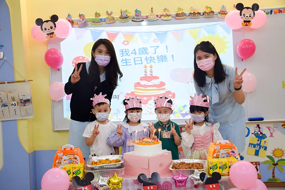 幼稚園3-4月生日會