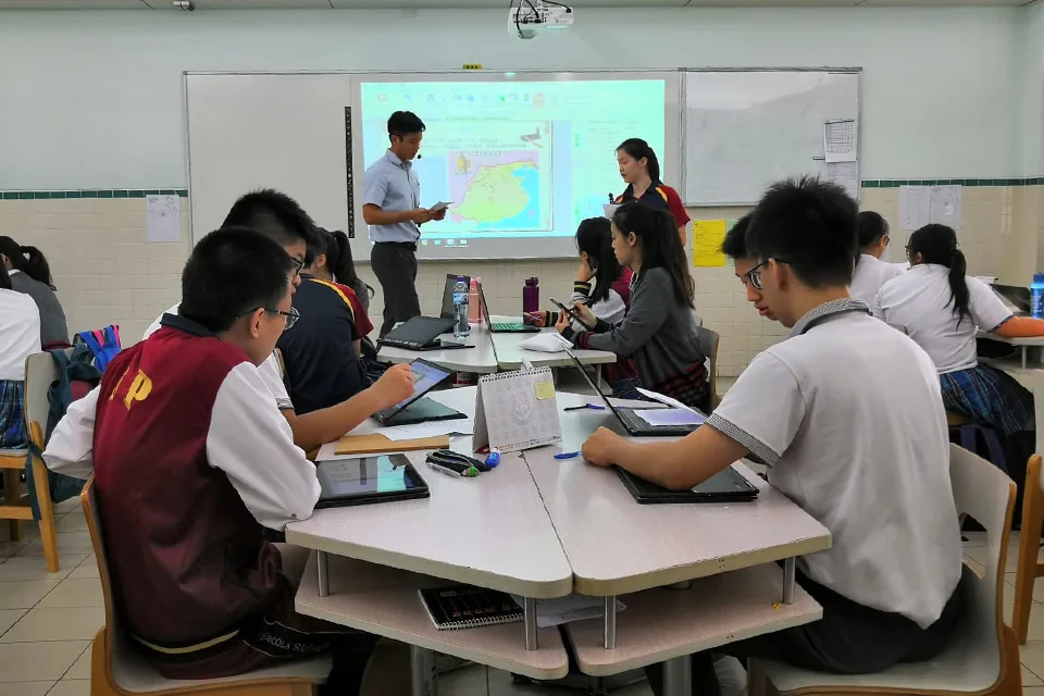 與中山市教學人員同課異構活動