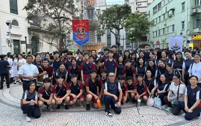 澳門聖保祿學校師生參與花地瑪聖母聖像出遊活動