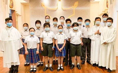 學生彌撒暨第二屆天主教同學會成立