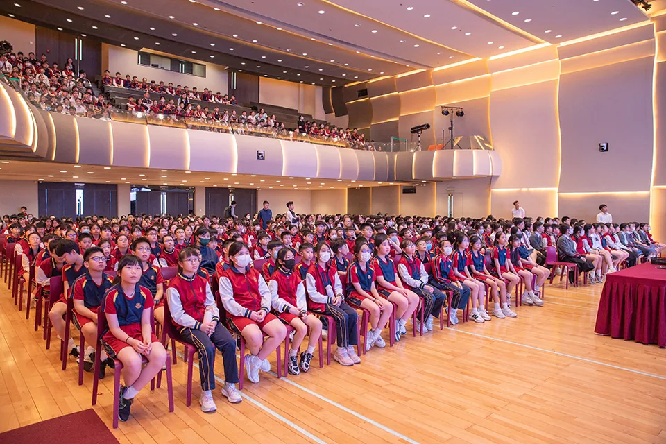 聖保祿學校校內舉行火警逃生演習