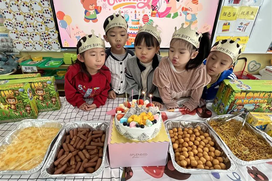 幼稚園1、2月生日會