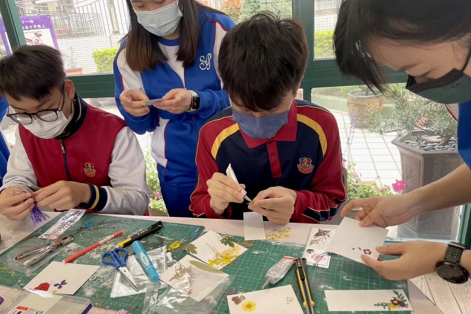 植物書籤工作坊