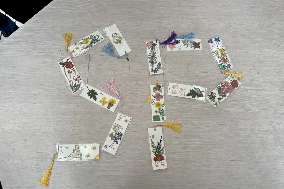 植物書籤工作坊