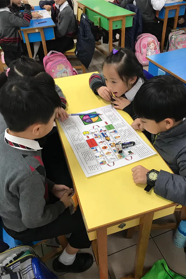 P2 Playing Board Game