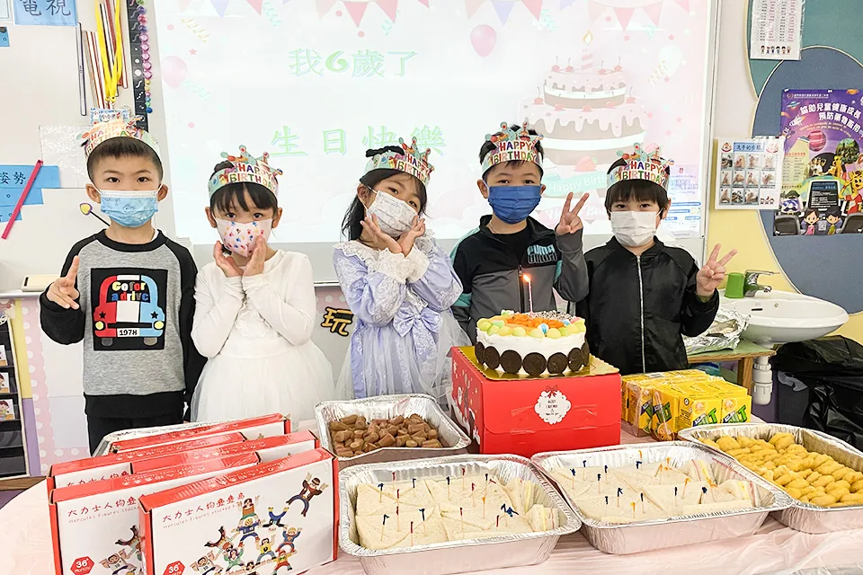幼稚園3-4月生日會