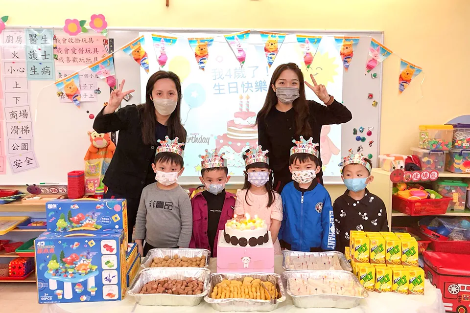 幼稚園3-4月生日會