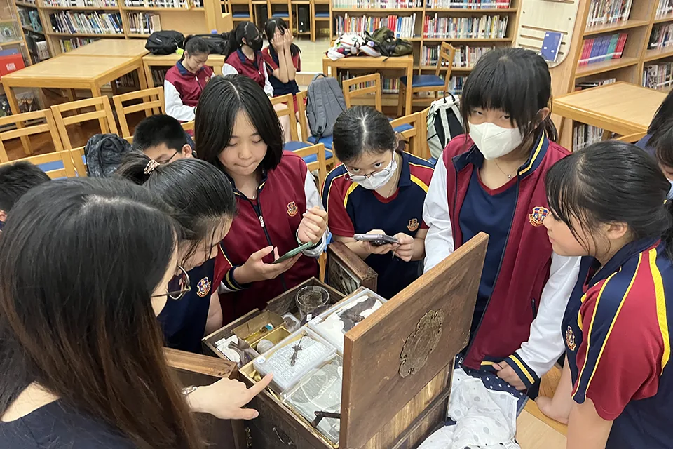 科學館館校合作計劃--「手提標本箱」