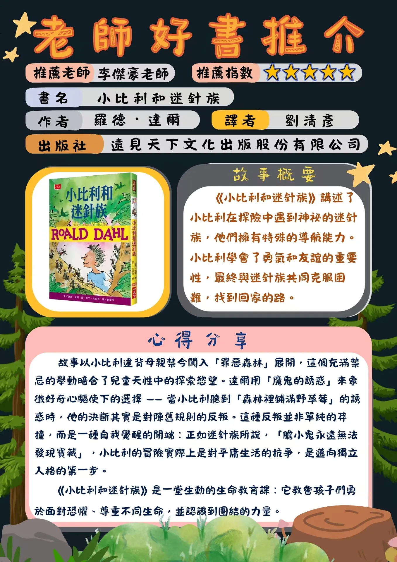 3月小學老師好書推薦