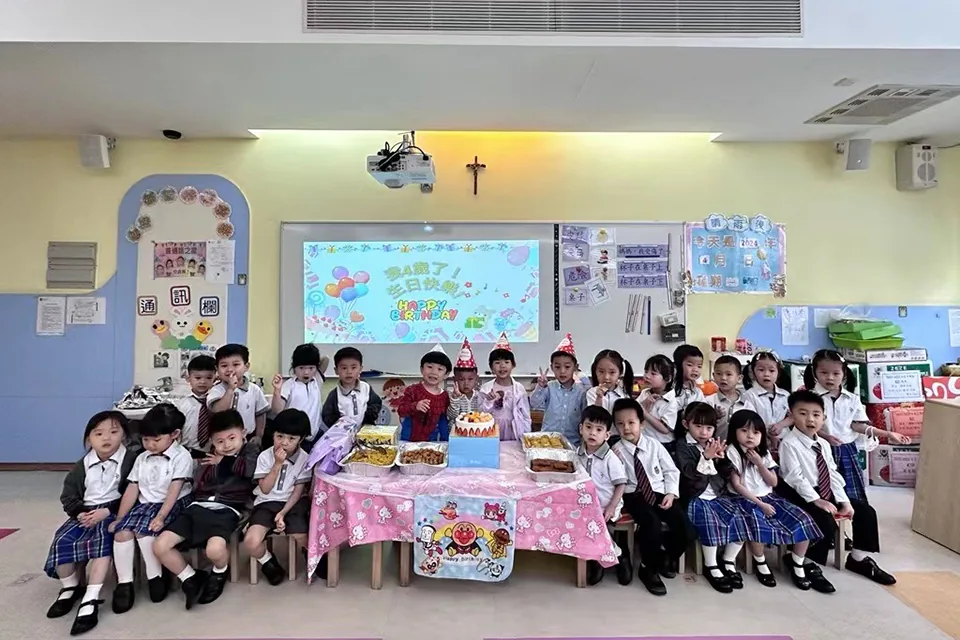 幼稚園3、4月份生日會