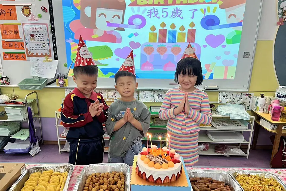幼稚園3、4月份生日會