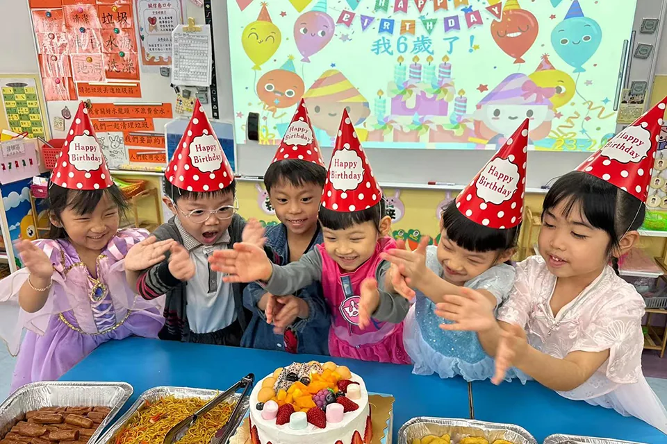 幼稚園3、4月份生日會