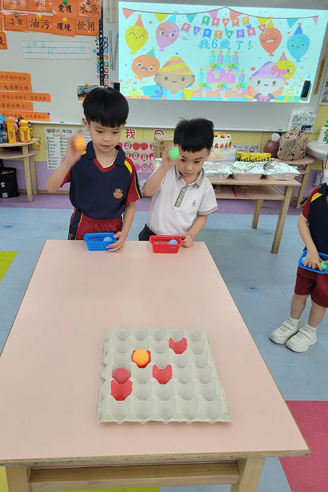 幼稚園3、4月份生日會