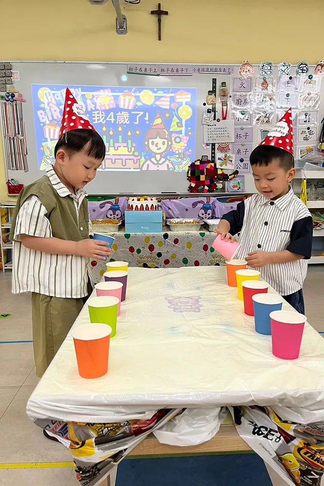 幼稚園3、4月份生日會