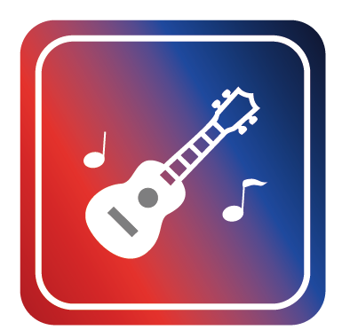 Ukulele 指法圖標
